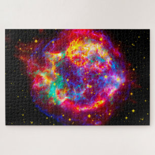 Puzzleteile des Sternbilds Cassiopeia. Puzzle