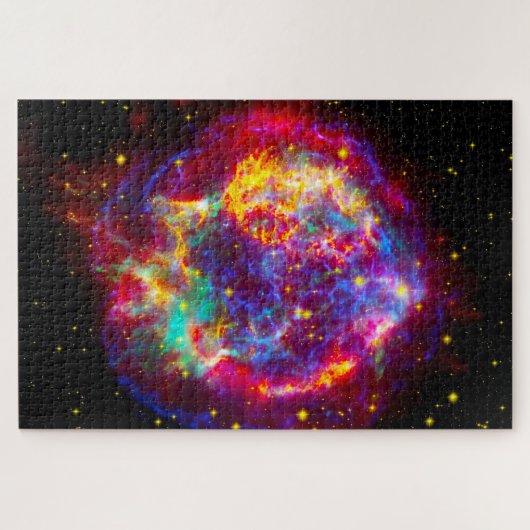 Puzzleteile des Sternbilds Cassiopeia. Puzzle (Horizontal)