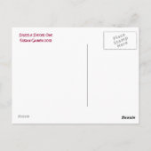 Puzzleteile eine Postkarte (Rückseite)