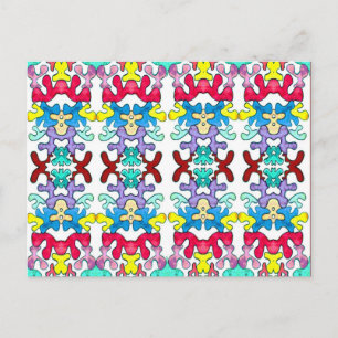 Puzzleteile eine Postkarte