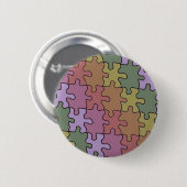 Puzzleteile für Autismus 35 Button (Vorne & Hinten)