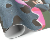 Puzzleteile Geburtstagswrapping Paper Geschenkpapier (Rolleneckpunkt)