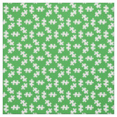 Puzzleteile grün und weiß stoff (Muster)
