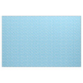 Puzzleteile hellblau und weiß stoff (Yard (91,4 cm))