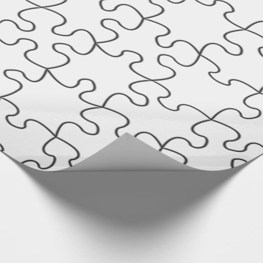 Puzzleteile (Hintergrundfarbe oder Bild hinzufügen Geschenkpapier (Ecke)