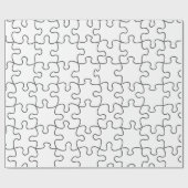 Puzzleteile (Hintergrundfarbe oder Bild hinzufügen Geschenkpapier (Flach)