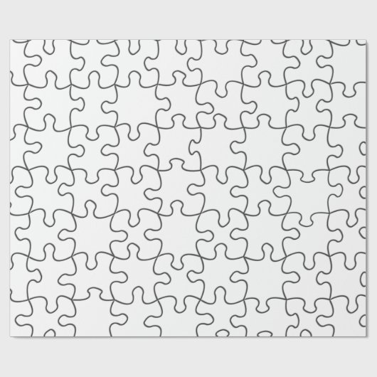 Puzzleteile (Hintergrundfarbe oder Bild hinzufügen Geschenkpapier (Flach)
