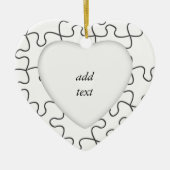 Puzzleteile (Hintergrundfarbe oder Bild hinzufügen Keramikornament (Vorne)