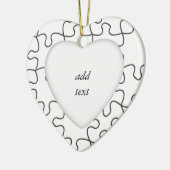 Puzzleteile (Hintergrundfarbe oder Bild hinzufügen Keramikornament (Links)