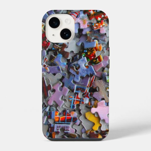 Puzzleteile iPhone Hülle (Rückseite)