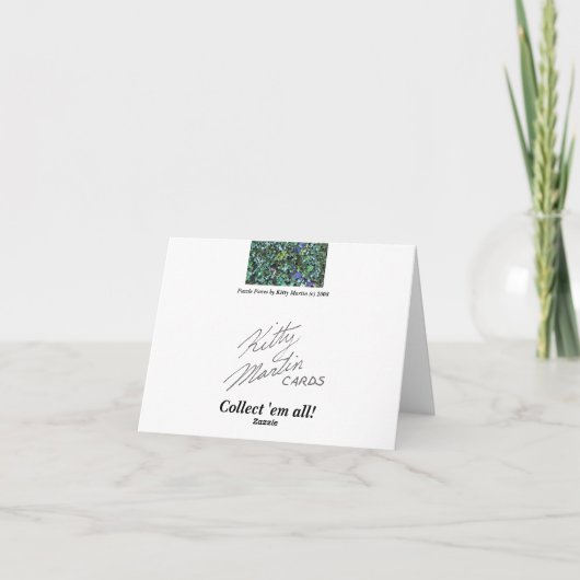 Puzzleteile Karte (Rückseite)