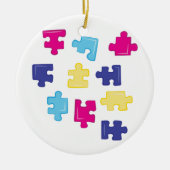 Puzzleteile Keramik Ornament (Vorne)
