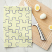 Puzzleteile Küchentuch (Viertel Falte)