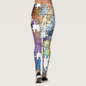Puzzleteile Leggings (Rückseite)