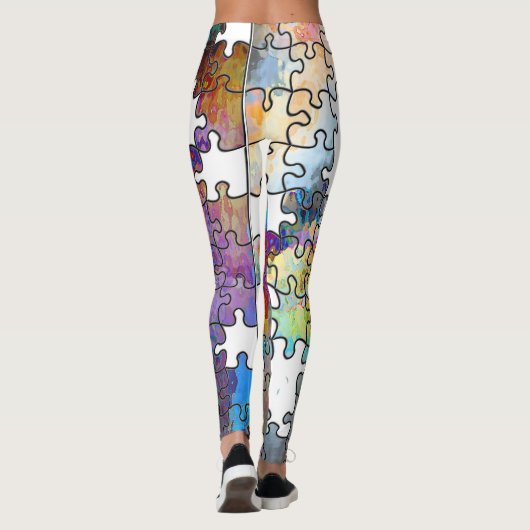 Puzzleteile Leggings (Rückseite)