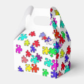 Puzzleteile mit mehrfarbigen Puzzleteilen Geschenkschachtel (Vorderseite)