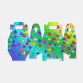 Puzzleteile mit mehrfarbigen Puzzleteilen Geschenkschachtel (Ungefaltet)