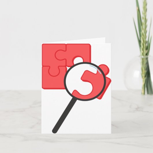 Puzzleteile Mitteilungskarten (Vorderseite)