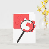 Puzzleteile Mitteilungskarten (Gelbe Blume)