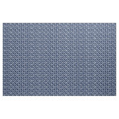 Puzzleteile Mitternachtsblau und Weiß Stoff (Yard (91,4 cm))