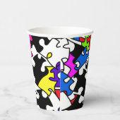 Puzzleteile Pappbecher (Rechts)