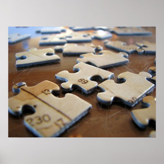 Puzzleteile Poster (Vorne)