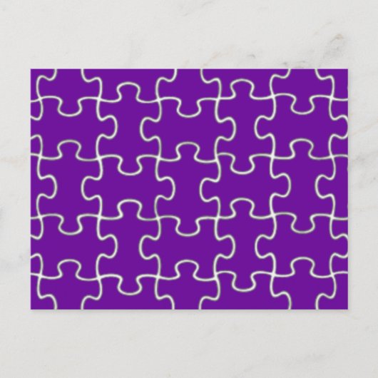 Puzzleteile Postkarte (Vorderseite)