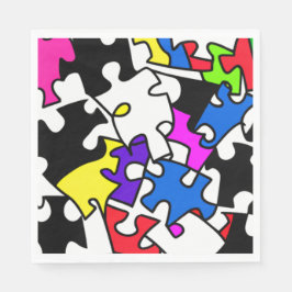 Puzzleteile Serviette