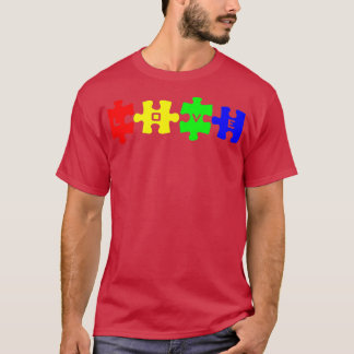 Puzzleteile zur Liebe der Autismus-Aufklärung 2 T-Shirt