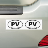PV Palos Verdes Autoaufkleber (Auf Auto)