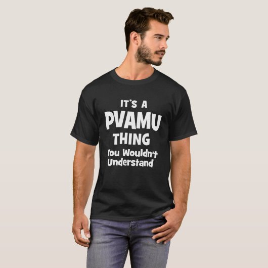 PVAMU Uni Universität Alumni Funny T-Shirt (Vorne ganz)