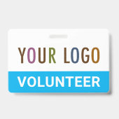 PVC-Abzeichen aus Kunststoff mit Clip-Logo Ausweis (Vorderseite)