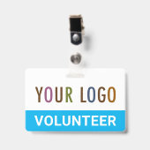 PVC-Abzeichen aus Kunststoff mit Clip-Logo Ausweis (Vorderseite mit Clip)