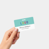 PVC-Abzeichen aus Kunststoff mit Clip-Logo Ausweis (Handheld)