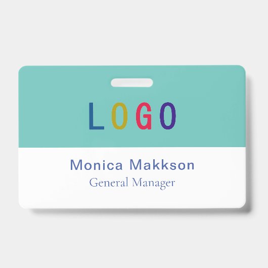 PVC-Abzeichen aus Kunststoff mit Clip-Logo Ausweis (Vorderseite)