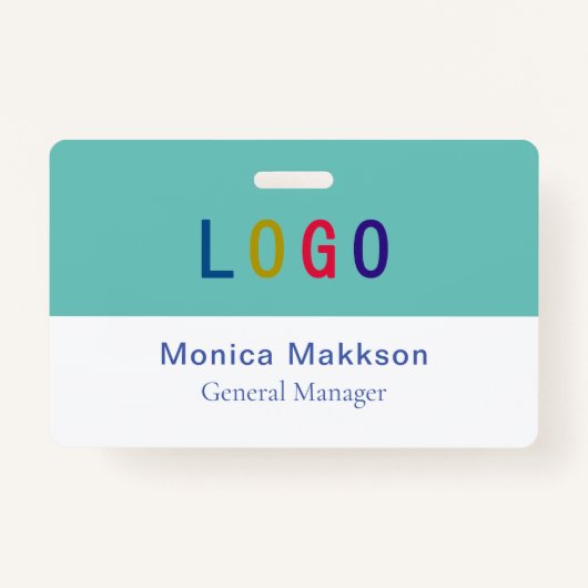 PVC-Abzeichen aus Kunststoff mit Clip-Logo Ausweis (Vorderseite)