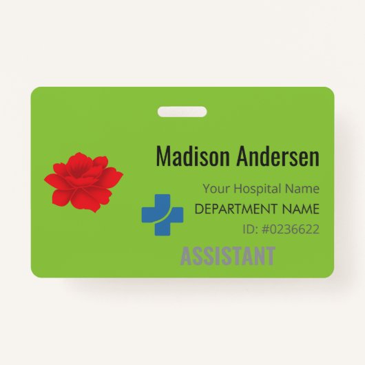 PVC-Abzeichen-Karte - Office.Event.Horizontal.ID Ausweis (Vorderseite)