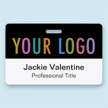PVC Namensschild horizontales Logo Arbeits-ID-Tag