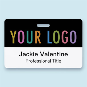 PVC Namensschild horizontales Logo Arbeits-ID-Tag Ausweis