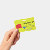 PVC-Office-Abzeichen - Horizontal.Business.Meeting Ausweis (Handheld)