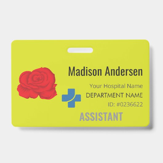 PVC-Office-Abzeichen - Horizontal.Business.Meeting Ausweis (Vorderseite)