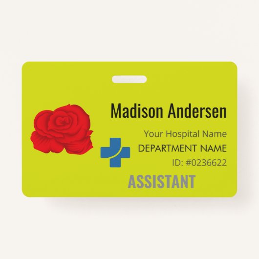 PVC-Office-Abzeichen - Horizontal.Business.Meeting Ausweis (Vorderseite)