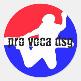 PVD-Methode Runder Aufkleber