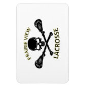 PVSkull und Sticks Magnet (Vertikal)