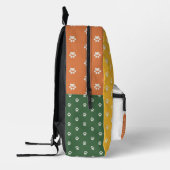 Pw Muster Whimsikkatzen Farbiger Individuelle Name Bedruckter Rucksack (Links)