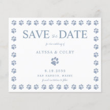 Pw Print Dusty Blue Glitzer Hochzeit speichern das