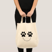 Pw Print Leinwand Tote Bag - Niedliches Pet Lover Tragetasche (Vorderseite (Produkt))