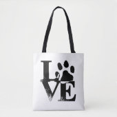 Pw Print LIEBE Totbeutel Tasche (Vorderseite)