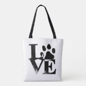 Pw Print LIEBE Totbeutel Tasche (Rückseite)