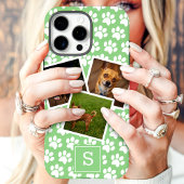 PW Print Pet Foto Collage Minze Monogramm Case-Mate iPhone Hülle